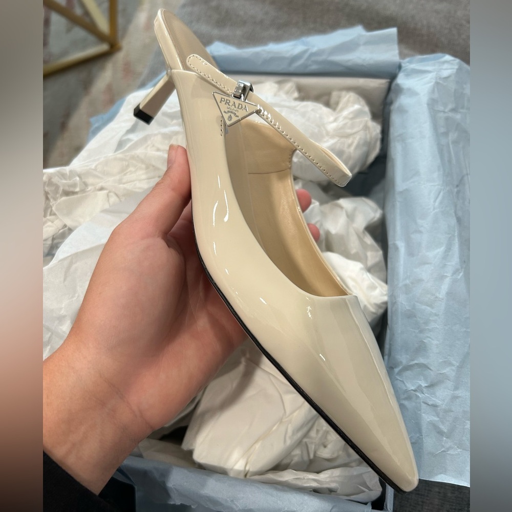 STEAL! 100% AUTHENTIC Prada kitten heel mules